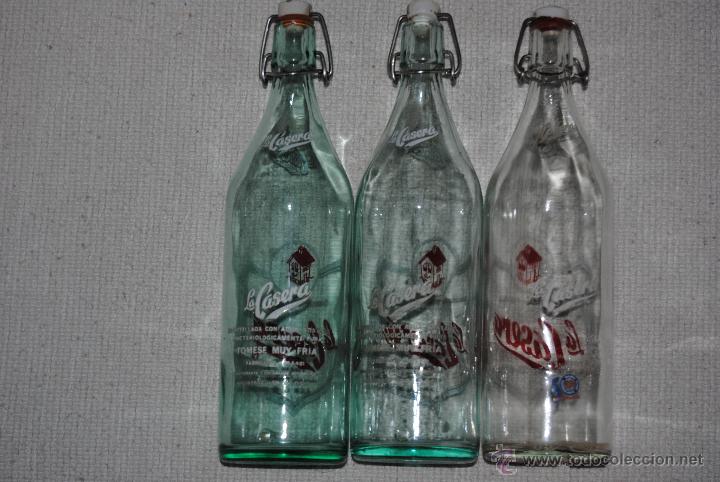 Botellas antiguas: BOTELLAS DE GASEOSA SERIGRAFIADAS - Foto 3