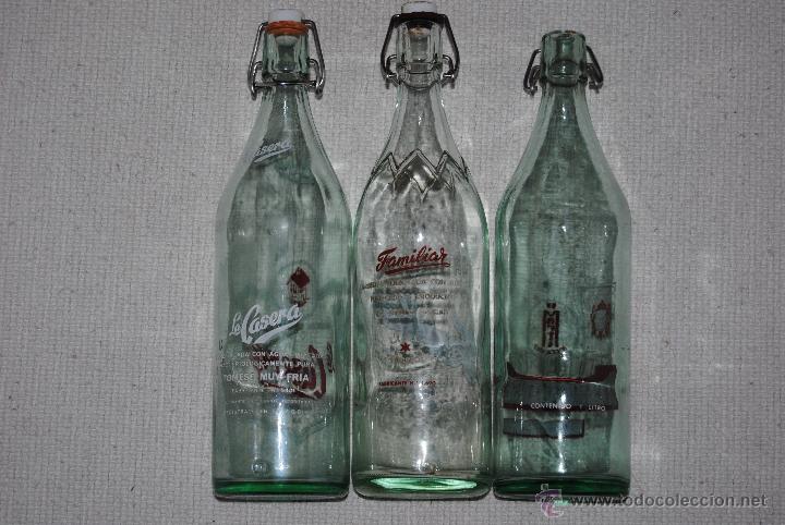 Botellas antiguas: BOTELLAS DE GASEOSA SERIGRAFIADAS - Foto 6