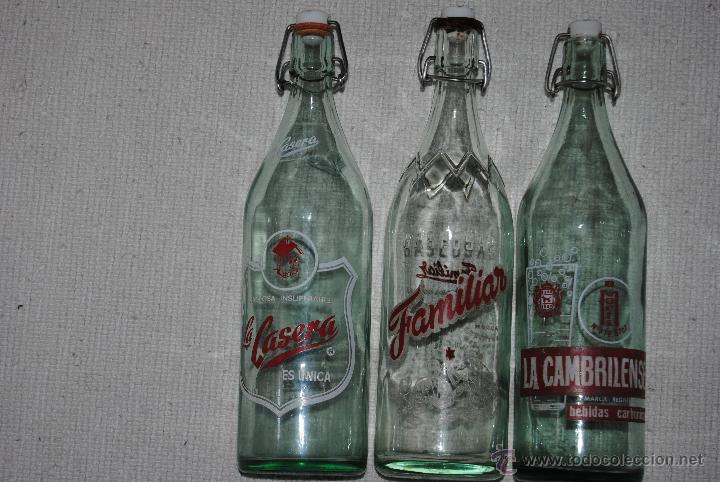 Botellas antiguas: BOTELLAS DE GASEOSA SERIGRAFIADAS - Foto 7