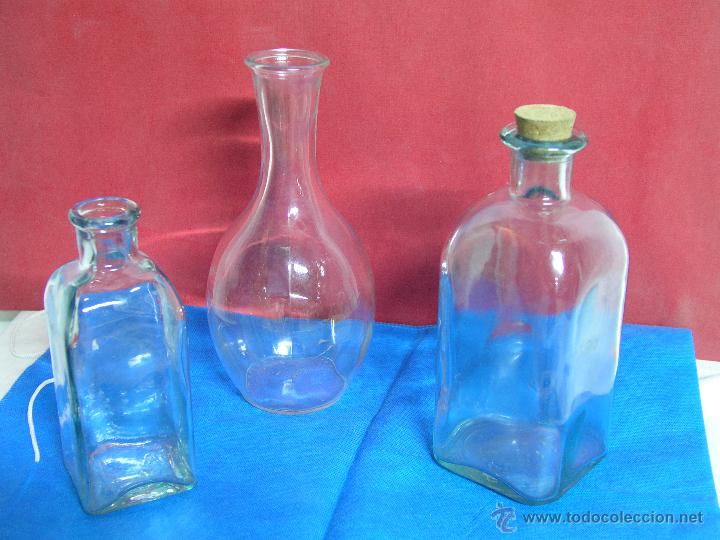 Botellas antiguas: BOTELLAS DE VIDRIO - Foto 2