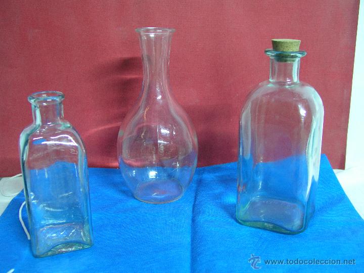 Botellas antiguas: BOTELLAS DE VIDRIO - Foto 3