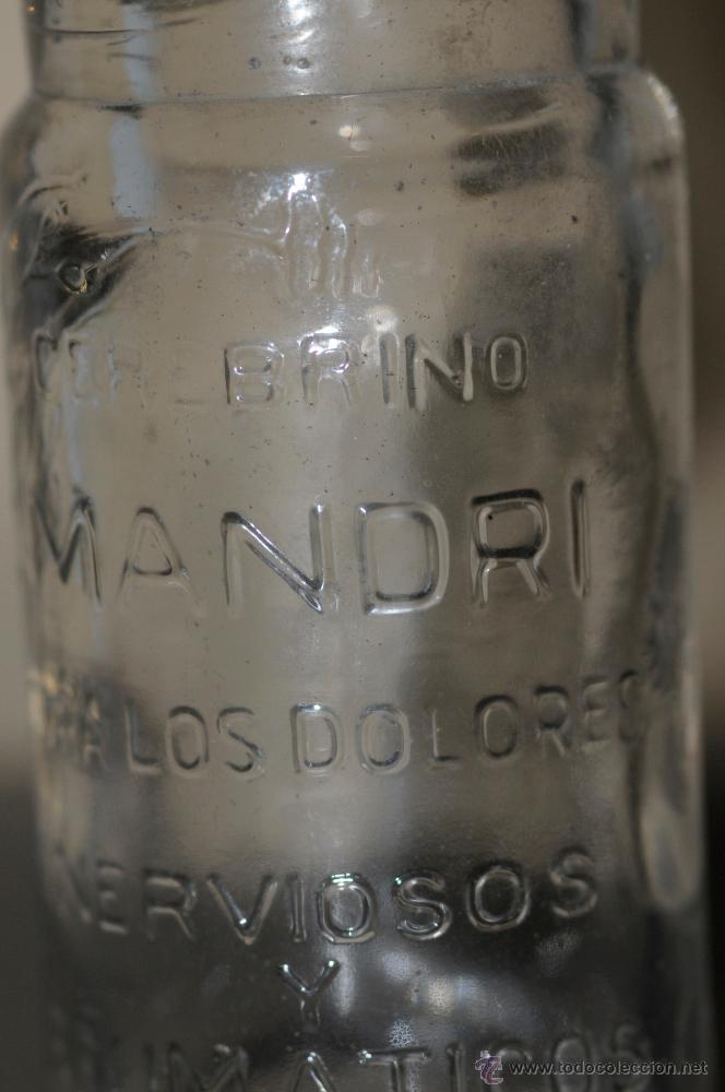 Botellas antiguas: CEREBRINO MANDRI - Foto 3
