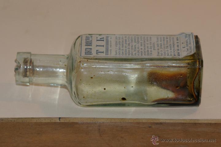 Botellas antiguas: BOTELLA QUITA MANCHAS TIK - Foto 4