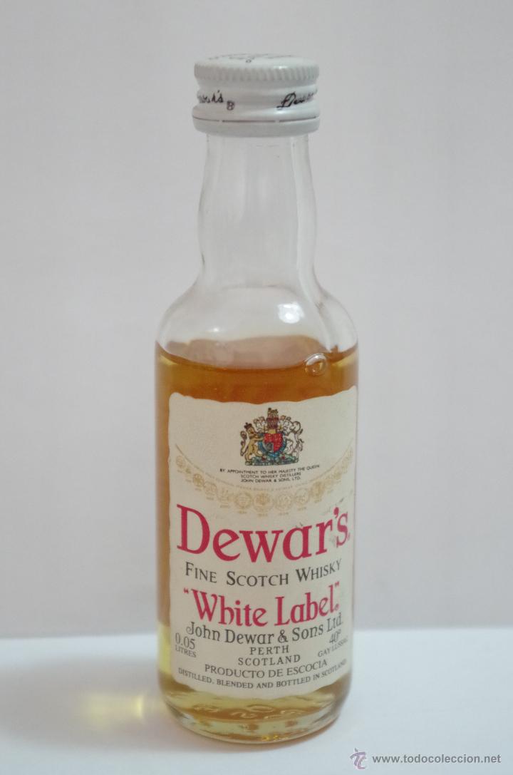 Botellas antiguas: White Label Scotch Whisky - Botellin - Foto 1