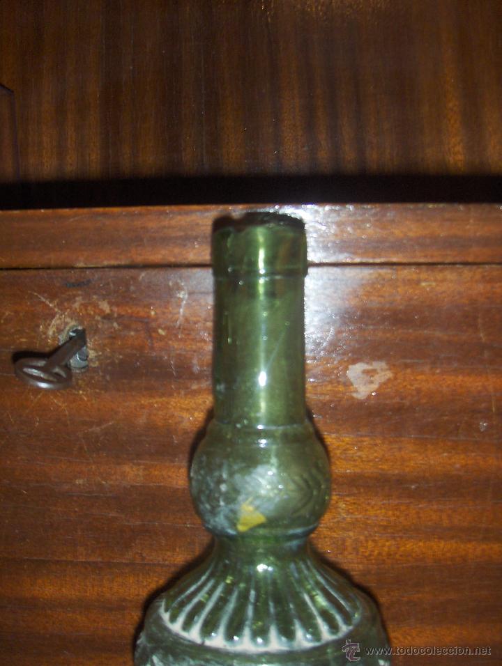 Botellas antiguas: ANTIGUA BOTELLA DE LICOR O JARABE. - Foto 2