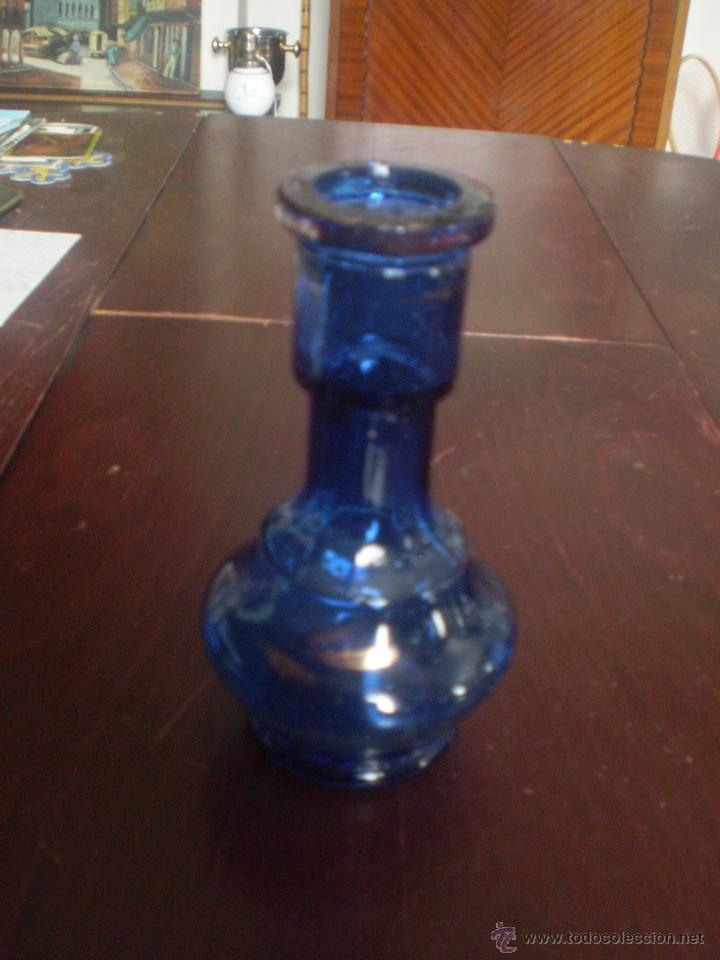 Botellas antiguas: BOTELLA AZUL - Foto 2