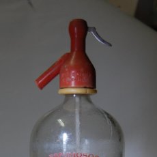 Botellas antiguas: SIFÓN C. LÓPEZ CHINCHÓN MADRID. Lote 47537592