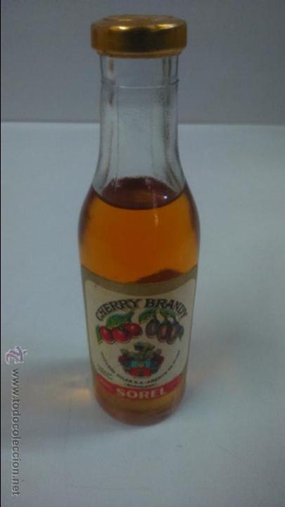Botellas antiguas: BOTELLA PEQUE&Ntilde;A. CHERRY BRANDY - Foto 1