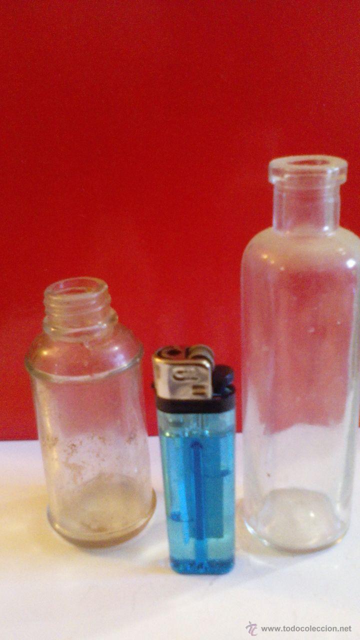 Botellas antiguas: BOTELLITAS DE CRISTAL ANTIGUAS - Foto 1