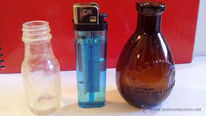 Botellas antiguas: BOTELLITAS ANTIGUAS DE CRISTAL - Foto 1
