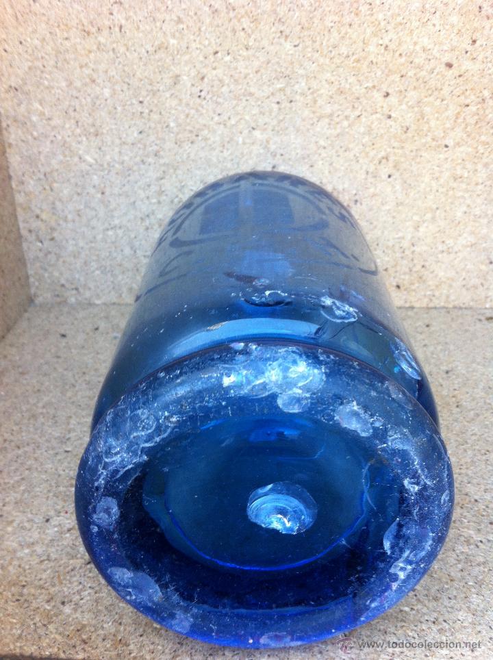 Botellas antiguas: SIF&Oacute;N AZUL (HOBARES) LE&Oacute;N - Foto 3