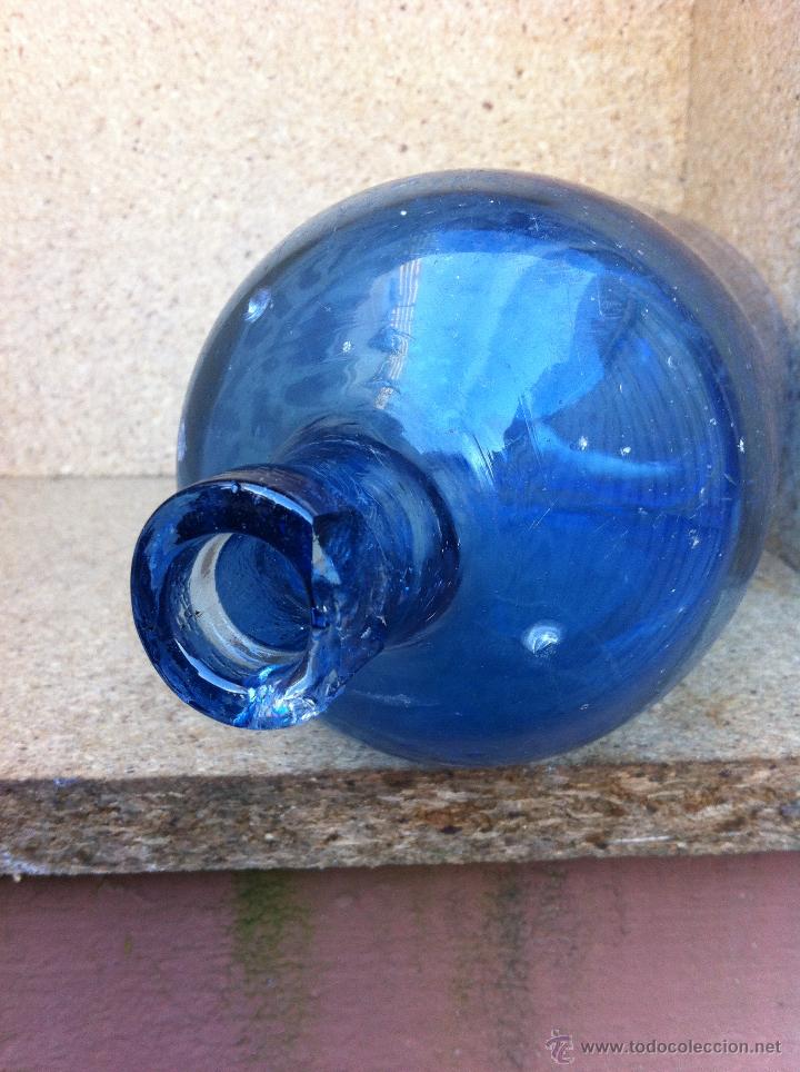 Botellas antiguas: SIF&Oacute;N AZUL (HOBARES) LE&Oacute;N - Foto 4