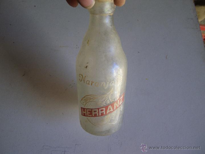 Botellas antiguas: BOTELLA DE NARANJA HERRANZ .. VER - Foto 1