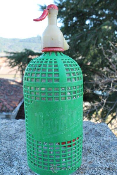 Botellas antiguas: Antiguo sif&oacute;n Revoltosa. - Foto 1