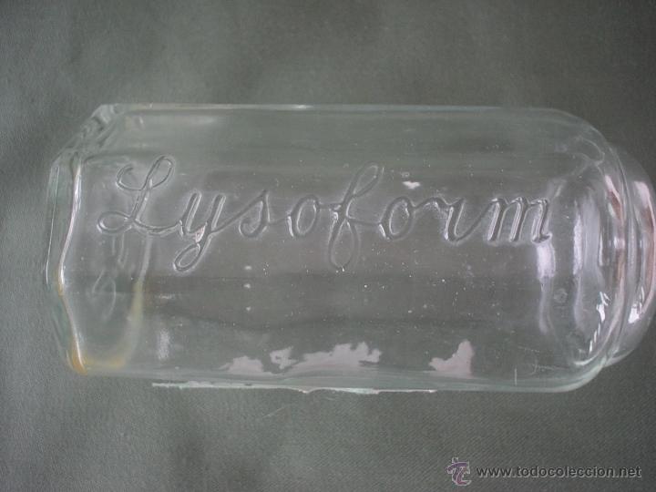 Botellas antiguas: MEDICAMENTO LYSOFORM ANTIS&Eacute;PTICO - Foto 3
