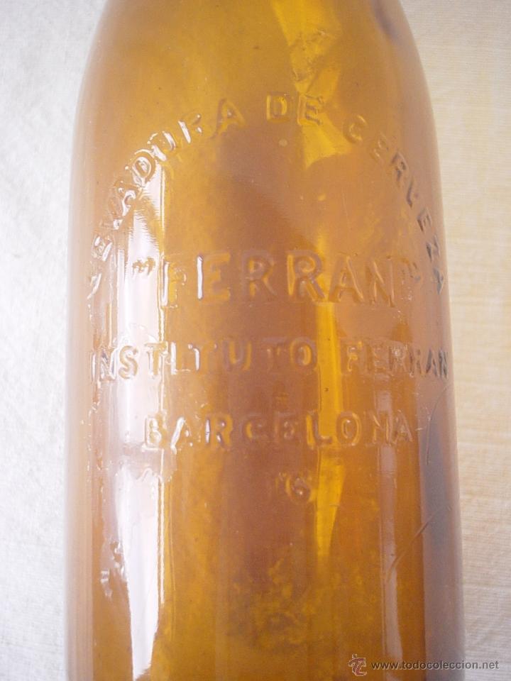 Botellas antiguas: LEVADURA DE CERVEZA FERRAN - Foto 3