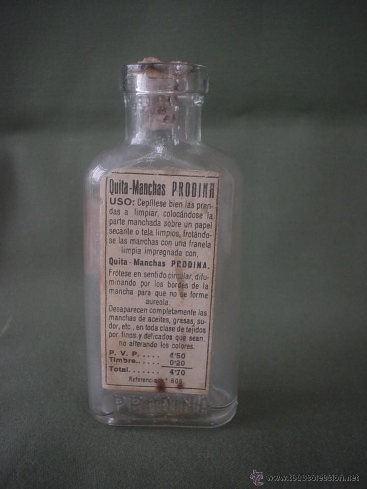 Botellas antiguas: QUITA MANCHAS PRODINA - Foto 2
