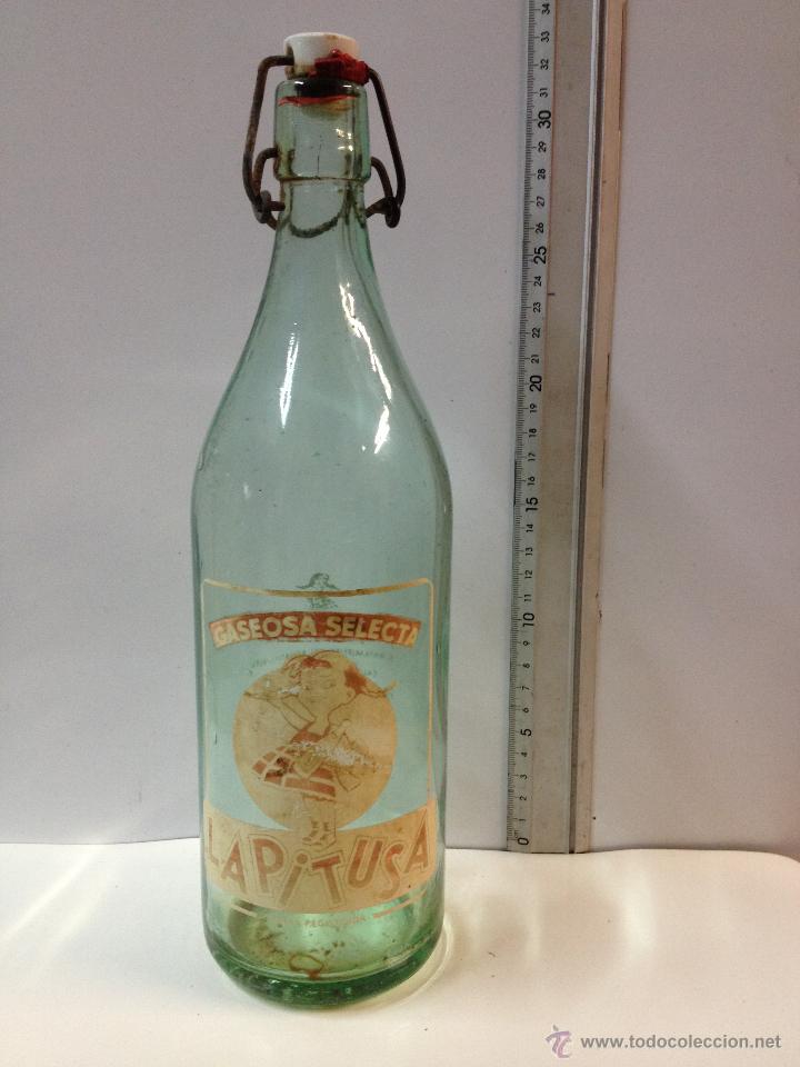 Botellas antiguas: GASEOSA LA PITUSA - Foto 1