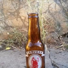 Botellas antiguas: BOTELLA DE CERVEZA, CERVEZAS CRUZCAMPO 20CL LA CRUZ DEL CAMPO SEVILLA QUINTO. Lote 130993849