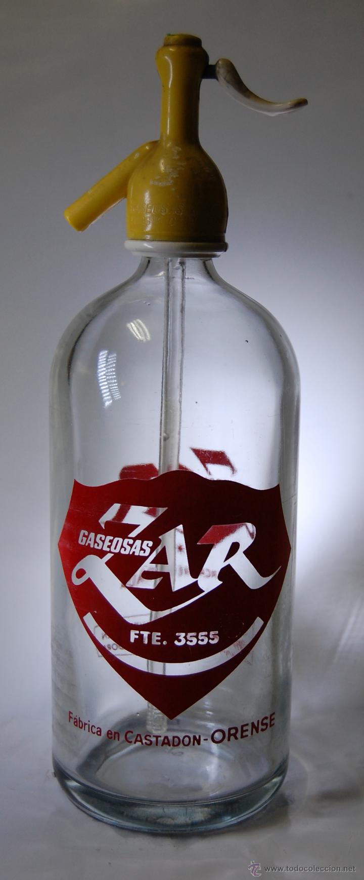 Botellas antiguas: SIF&Oacute;N ZAR DE CASTARON ORENSE - Foto 1