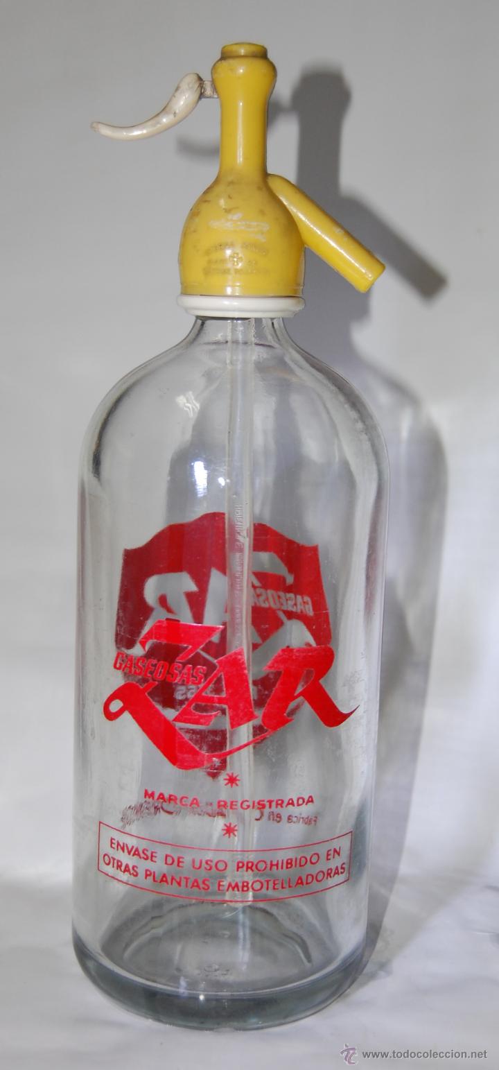 Botellas antiguas: SIF&Oacute;N ZAR DE CASTARON ORENSE - Foto 2
