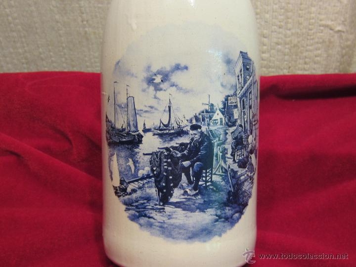 Botellas antiguas: botella `porcelana delft - Foto 1