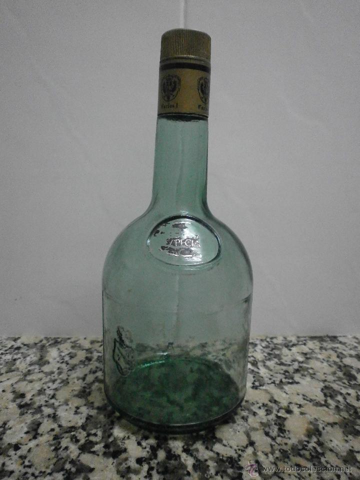 Botellas antiguas: BOTELLA CArLOS I PEDRO DOMECQ - Foto 1