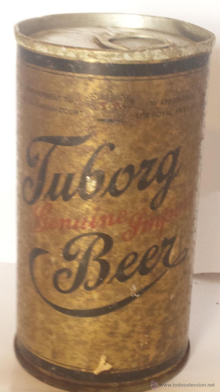 Botellas antiguas: lata cerveza turborg - Foto 1