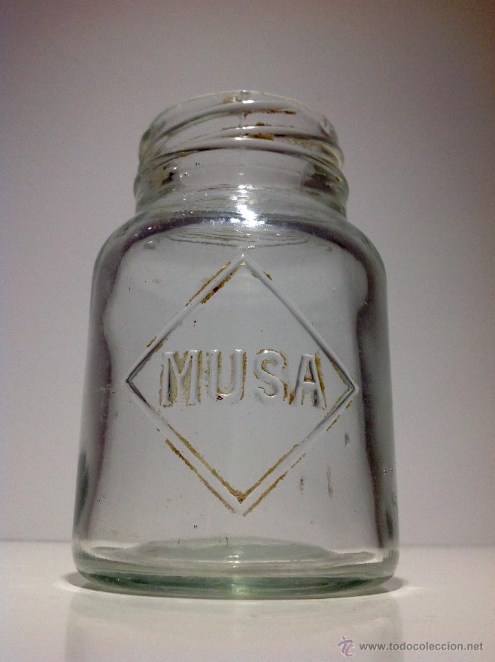 antiguo bote vidrio cristal cocina 1 1/2 le pra - Compra venta en  todocoleccion