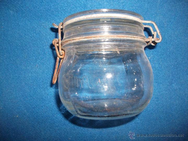 Botellas antiguas: Antiguo frasco de conserva - Foto 1