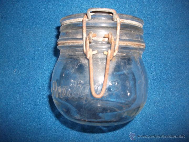 Botellas antiguas: Antiguo frasco de conserva - Foto 3