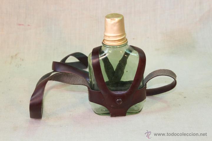 Botellas antiguas: BOTELLA - PETACA  DE CO&Ntilde;AC - Foto 2