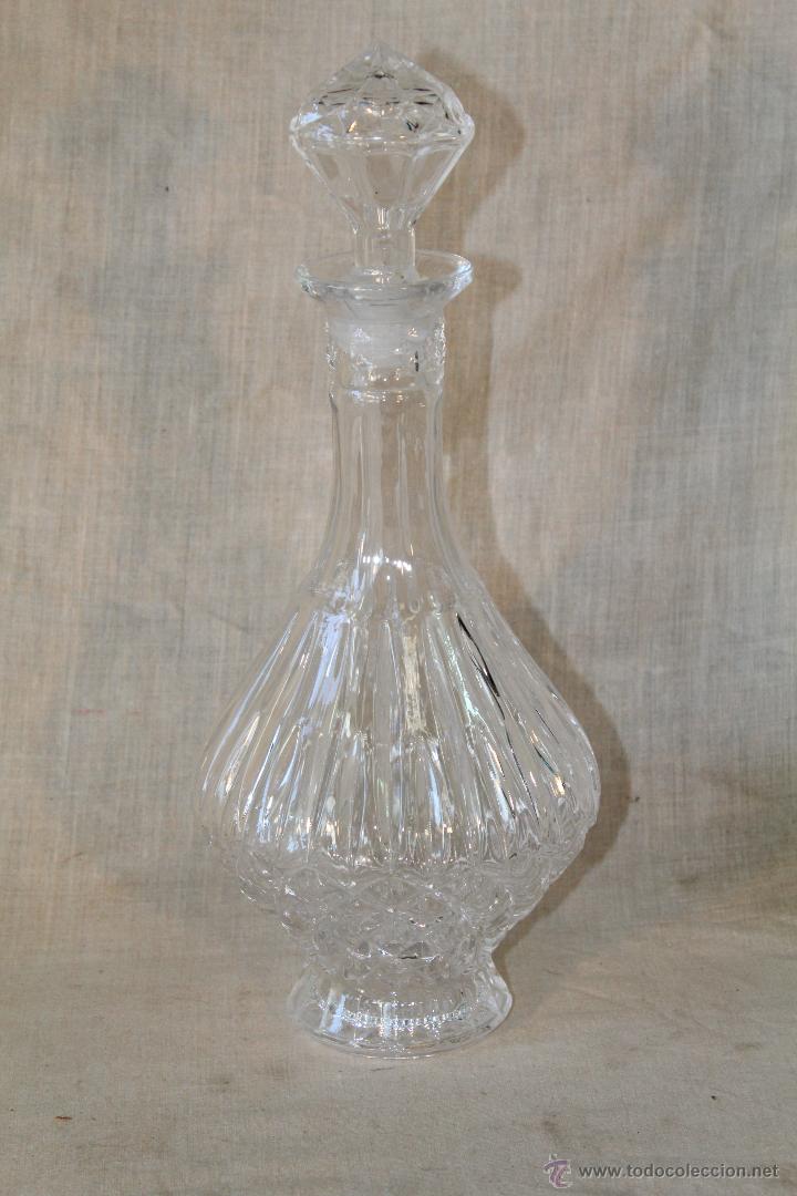 Botellas antiguas: botella de cristal - Foto 1