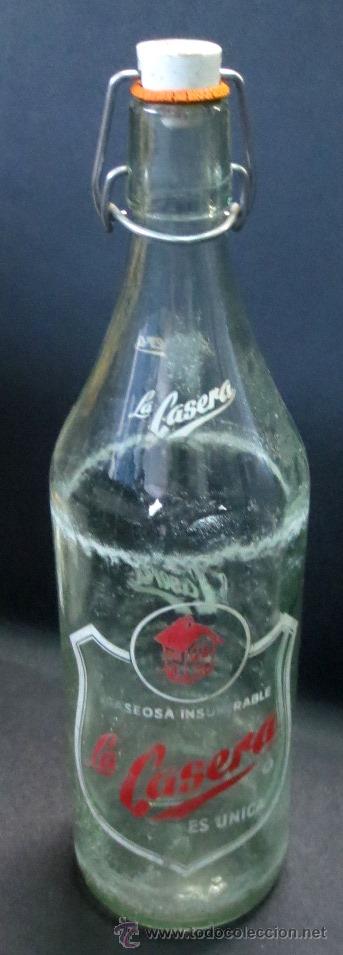 Botellas antiguas: BOTELLA LA CASERA - Foto 1