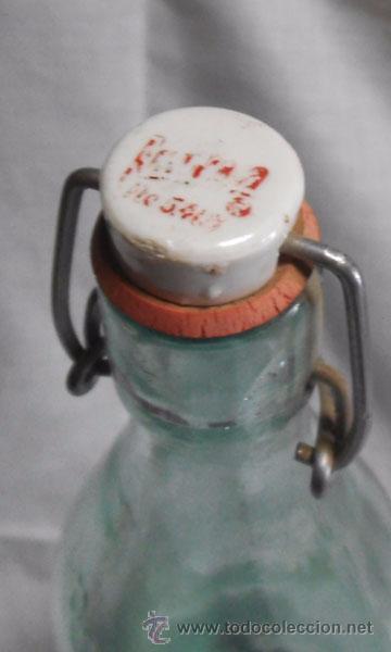 Botellas antiguas: BOTELLA GASEOSA REVOLTOSA - Foto 4