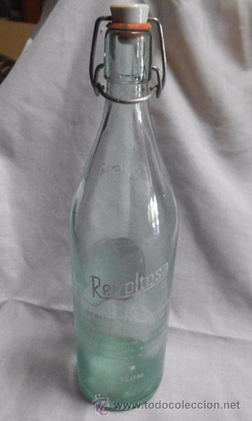 Botellas antiguas: BOTELLA GASEOSA REVOLTOSA - Foto 5
