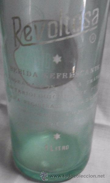 Botellas antiguas: BOTELLA GASEOSA REVOLTOSA - Foto 6