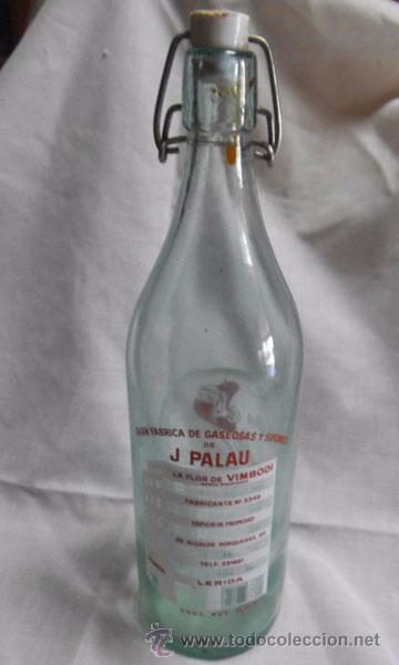 Botellas antiguas: BOTELLA GASEOSA MI LIMON - Foto 4