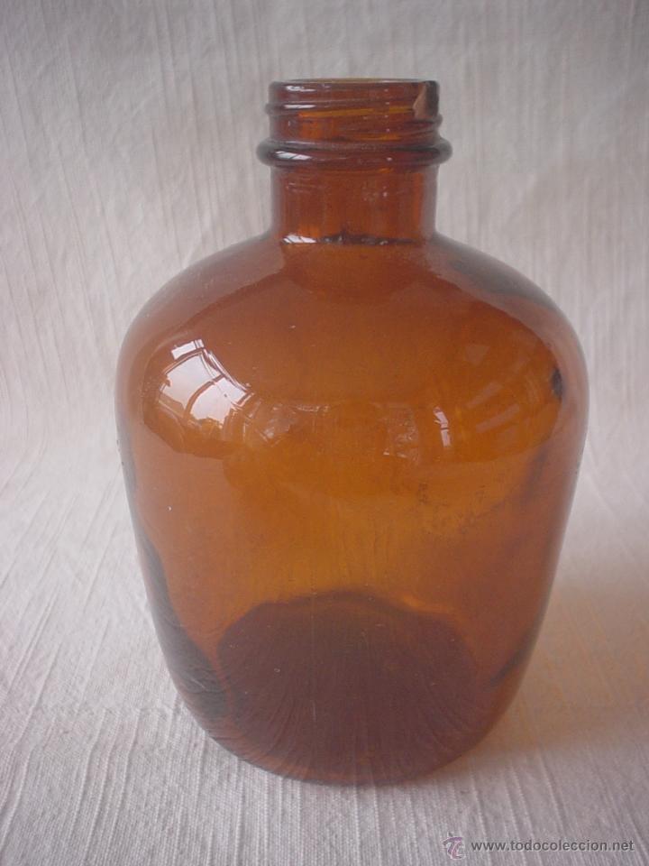 Botellas antiguas: FRASCO CRISTAL &Aacute;MBAR - Foto 1