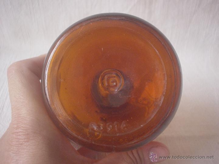 Botellas antiguas: FRASCO CRISTAL &Aacute;MBAR - Foto 2