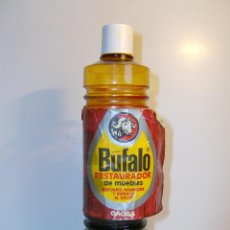 Botellas antiguas: RESTAURADOR DE MUEBLES BÚFALO. CAOBA. 75% DE PRODUCTO