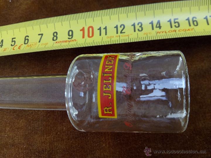 Botellas antiguas: Botella vac&iacute;a de licor Jelineck - Foto 2