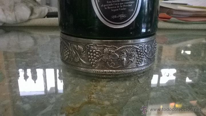Botellas antiguas: Botella de cava Seguro Viuda. Vacia. - Foto 4