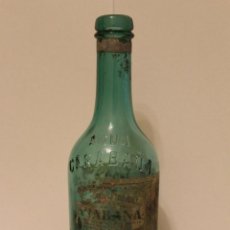 Botellas antiguas: ANTIGUA BOTELLA DE AGUA MEDICINAL DE CARABAÑA. Lote 51017705