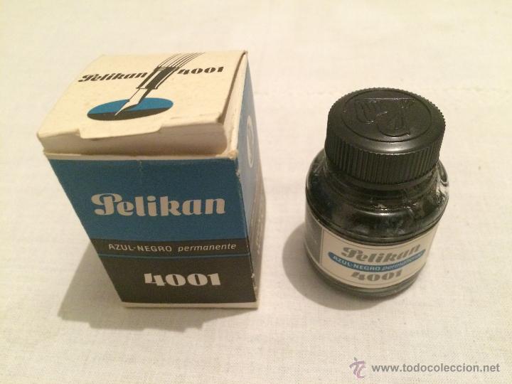 Botellas antiguas: CAJA CON TINTERO PELIKAN 4001 - Foto 1