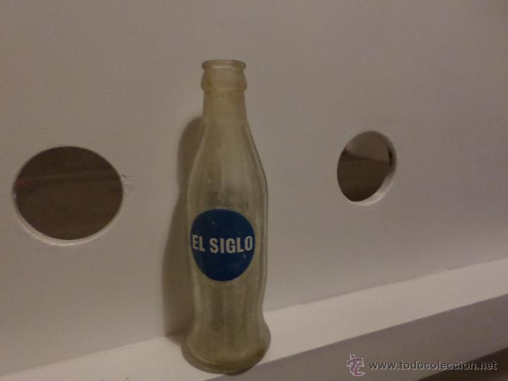 Botellas antiguas: BOTELLA DE GASEOSA EL SIGLO - Foto 1