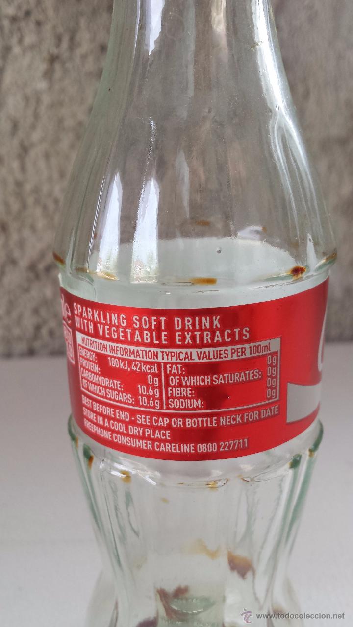 Botellas antiguas: botella de cocacola inglesa - Foto 3