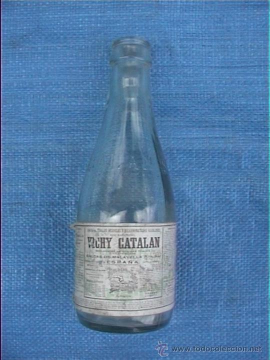 Botellas antiguas: VICHY CATALAN 20CM ALTURA - Foto 1