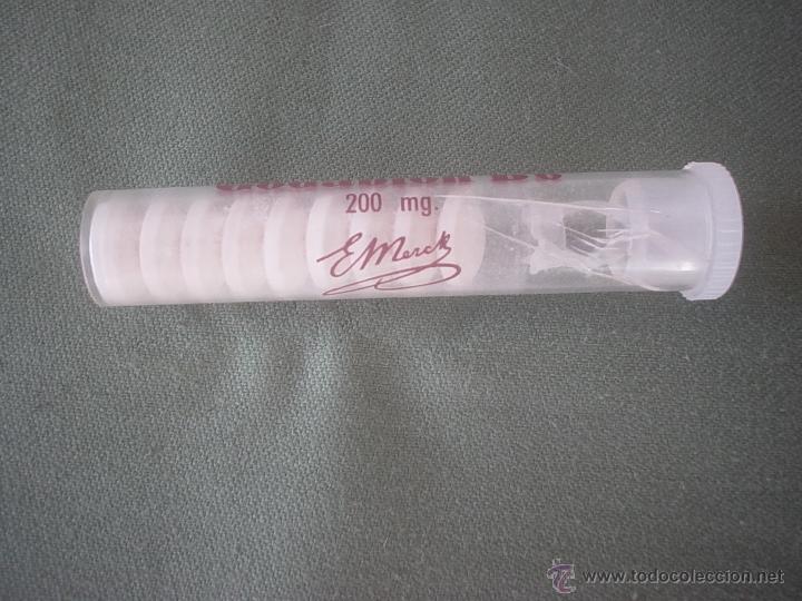 Botellas antiguas: MEDICAMENTO GODABION B 6 - E MERCK - Foto 3