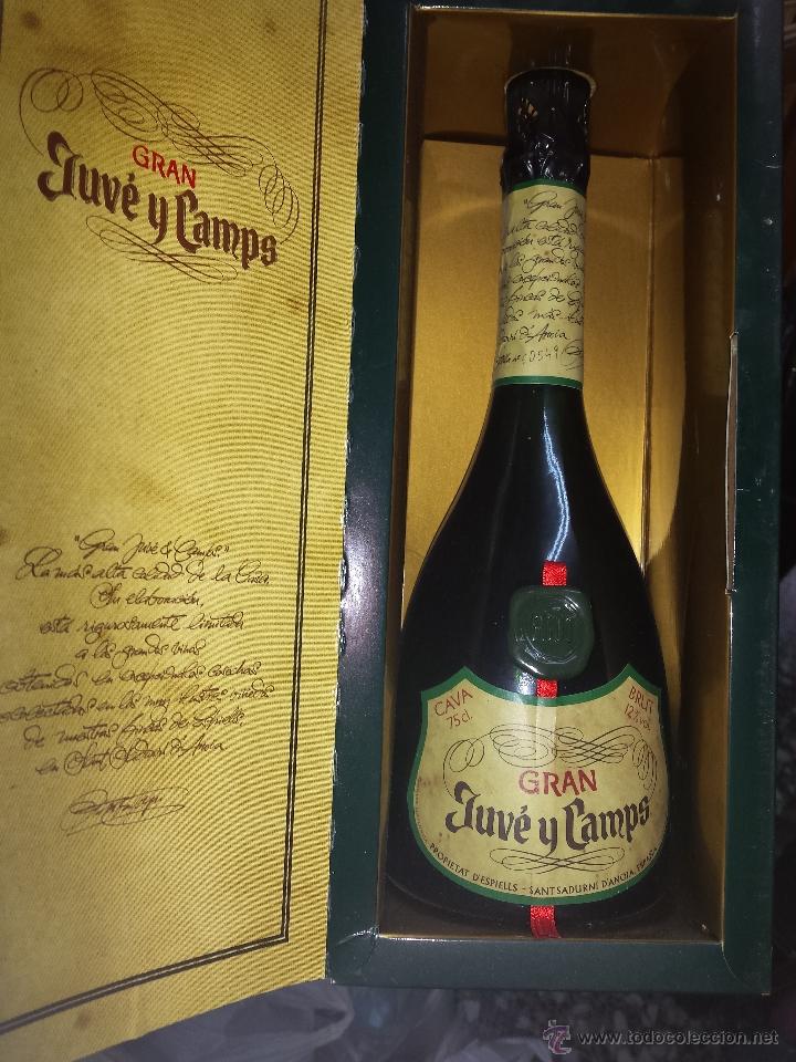 Botellas antiguas: GRAN JUVE Y CAMPS a&ntilde;ada 2000 numerada y en estuche - Foto 2